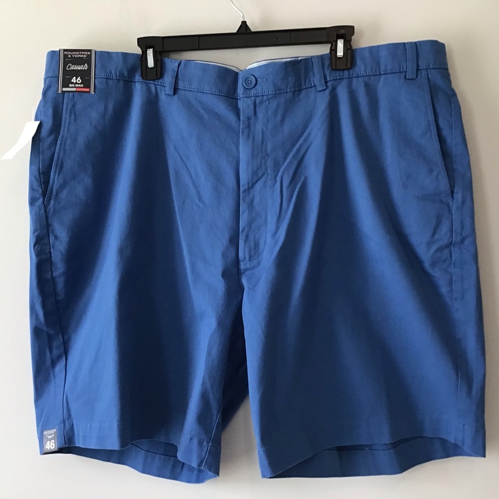 Shorts 46 Big Man Blue NWT Roundtree & Yorke